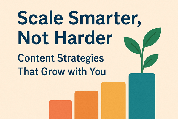 Scale Smarter, Not Harder: Content Strategies That Grow with You