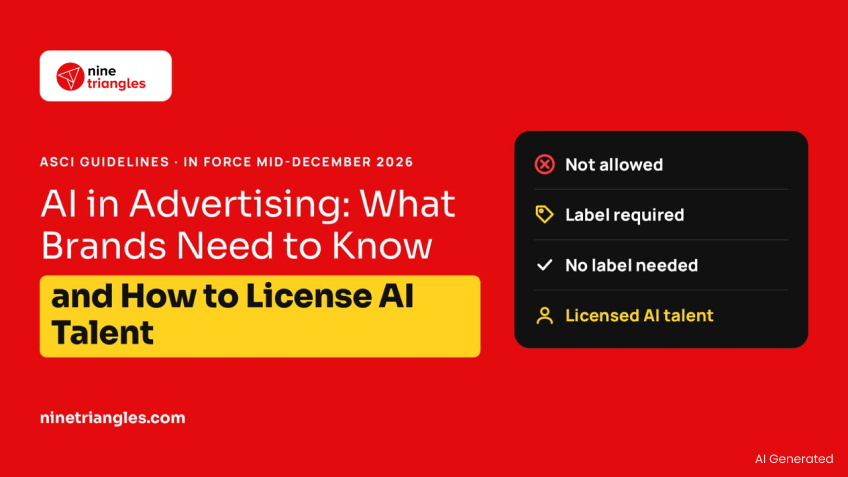ASCI's New AI Advertising Guidelines: What Brands Need to Know, and How to Properly License AI Talent